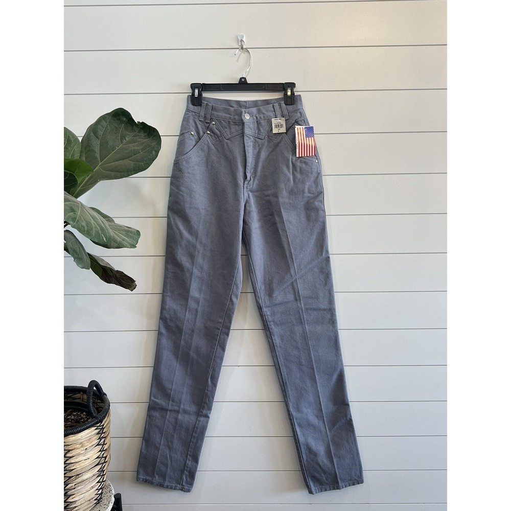 NEW Vintage ROPER Jeans Womens Gray Size 7/8 High Rise 90's Western 26"x37